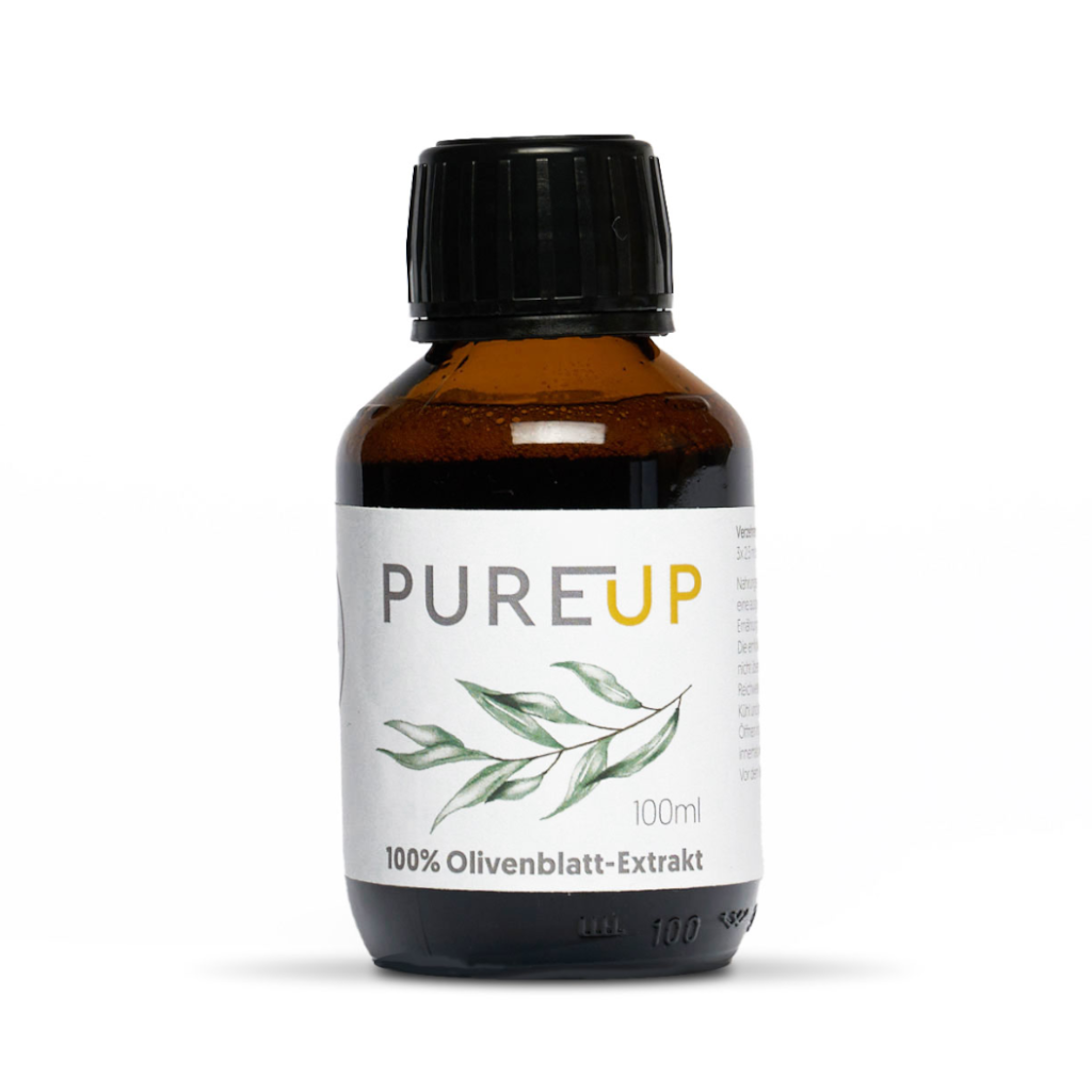 1x Olivenblatt-Extrakt 100% (100ml) - PUREUP